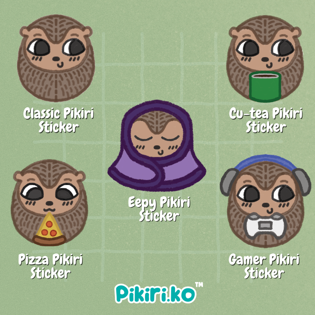 Homebody Pikiri Sticker Pack | Set of 5